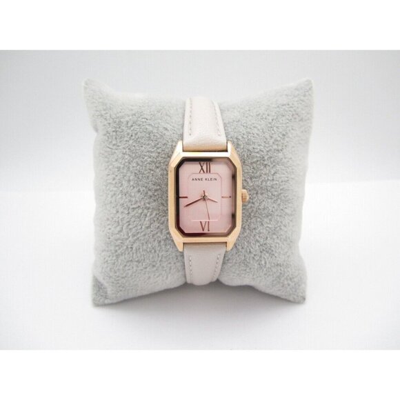 Women Anne Klein Quartz WR Analog 20mm Tank Style Watch (G985) "New Battery" - Picture 5 of 9